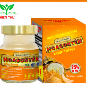 YẾN SÀO CAO CẤP- HOA SƠN YẾN ĐÔNG TRÙNG (LỌ)